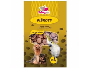 Piškóty s karobou Tobby 250 g