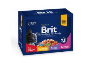 Brit Premium Cat kapsa Family Plate 1200g (12x100g)