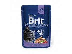 Brit Premium Cat kapsa with Cod Fish 100g