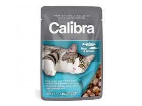 Calibra Cat kapsa pstruh a losos v omáčke 100g