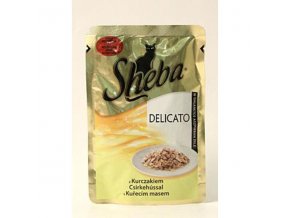 Sheba kapsa Delicato kuracie v želé 85g