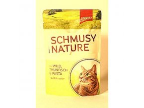 Schmusy Cat Nature Menu kapsa zverina+tuniak 100g