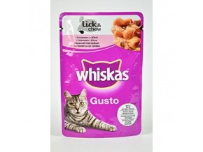 Whiskas kapsa Gusto L&C losos 85g