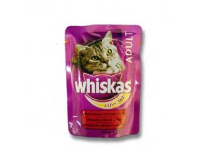 Whiskas kapsa s hovädzím mäsom 100g