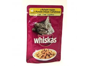 Whiskas kapsa s kuracím v želé 100g