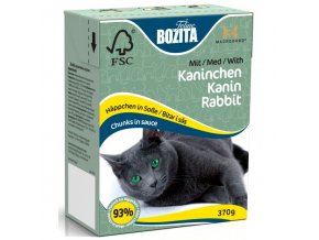 Bozita Cat kúsky v omáčke s králikom Tetrapak 370g