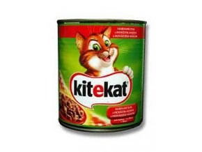 Kitekat konzerva s hovädzím 800g