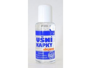 Ušné kvapky olejové pre psov TOPVET 50ml