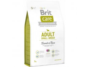 Brit Care Dog Adult Small Breed Lamb & Rice 3kg