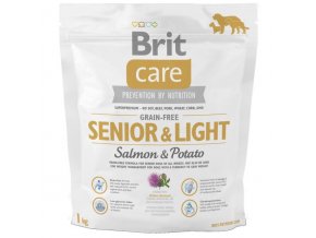 Brit Care Dog Grain-free Senior Salmon & Potato 1kg