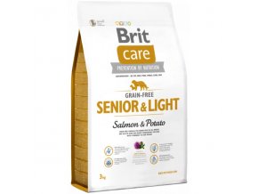 Brit Care Dog Grain-free Senior Salmon & Potato 3kg