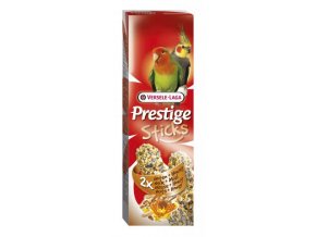 Prestige Sticks Big Parakeets Nuts & honey - 2 tyčinky pre stredné papagáje s medom a orechami 140g