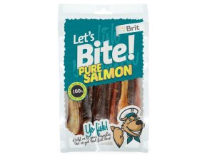 Brit pochúťka Let's Bite Pure Salmon 80g