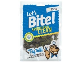 Brit pochúťka Let's Bite Spirulina Clean 150g