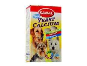 Sanal pes Calcium s vitamínmi 100tbl