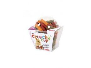 Pochúťka CRUNCHYCUP mrkva / repa pre hlodavce 130g