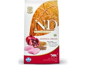 N&D Low Grain CAT Adult Chicken & Pomegranate 5kg