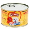 GRAND konzerva šteňa Extra kuracie kúsky 405g