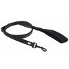 Vodítko Hurtta Stretch pružné čierne 180cm / 20mm