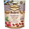 carnilove dog crunchy snack mackerelraspberries 200g