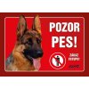 Ceduľka PLAST - Nemecký ovčiak