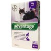 Advantage 80 10% 4x0,8ml pre mačky nad 4kg