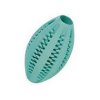Dentafun Hračka pes Lopta Rugby s mätou Zelený 11cm TR