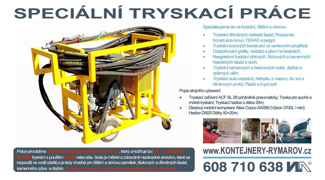 Speciální tryskací práce