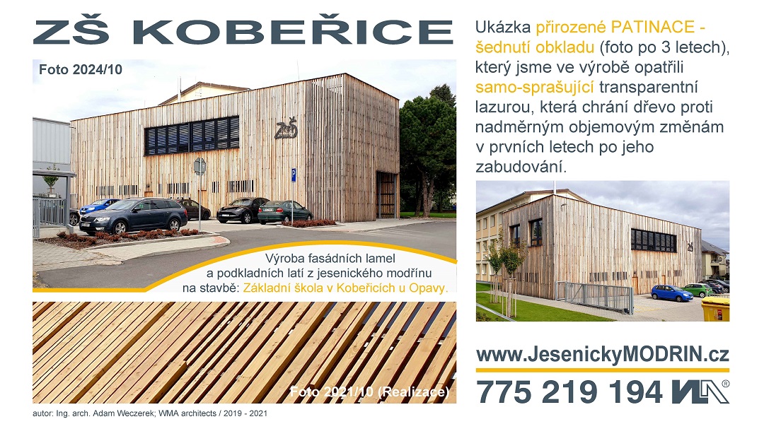 Jesenický modřín - ZŠ KOBEŘICE