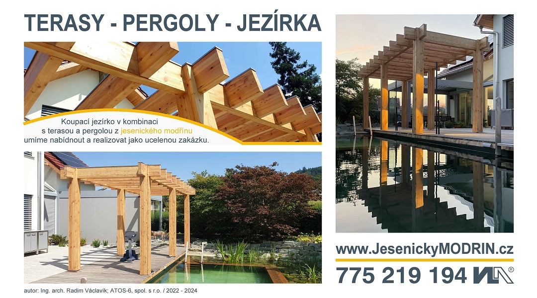 Terasy - Pergoly - Jezírka