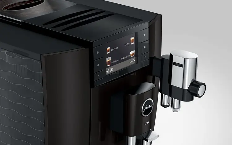 Jura E8 Piano Black - kávové speciality 