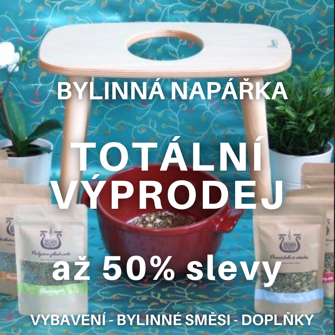 Totální výprodej bylinné napářky