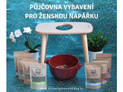 Půjčení vybavení pro bylinnou napářku