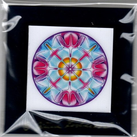 Mandala bloček 5x5 cm Mandaly: 41 vymezení hranic