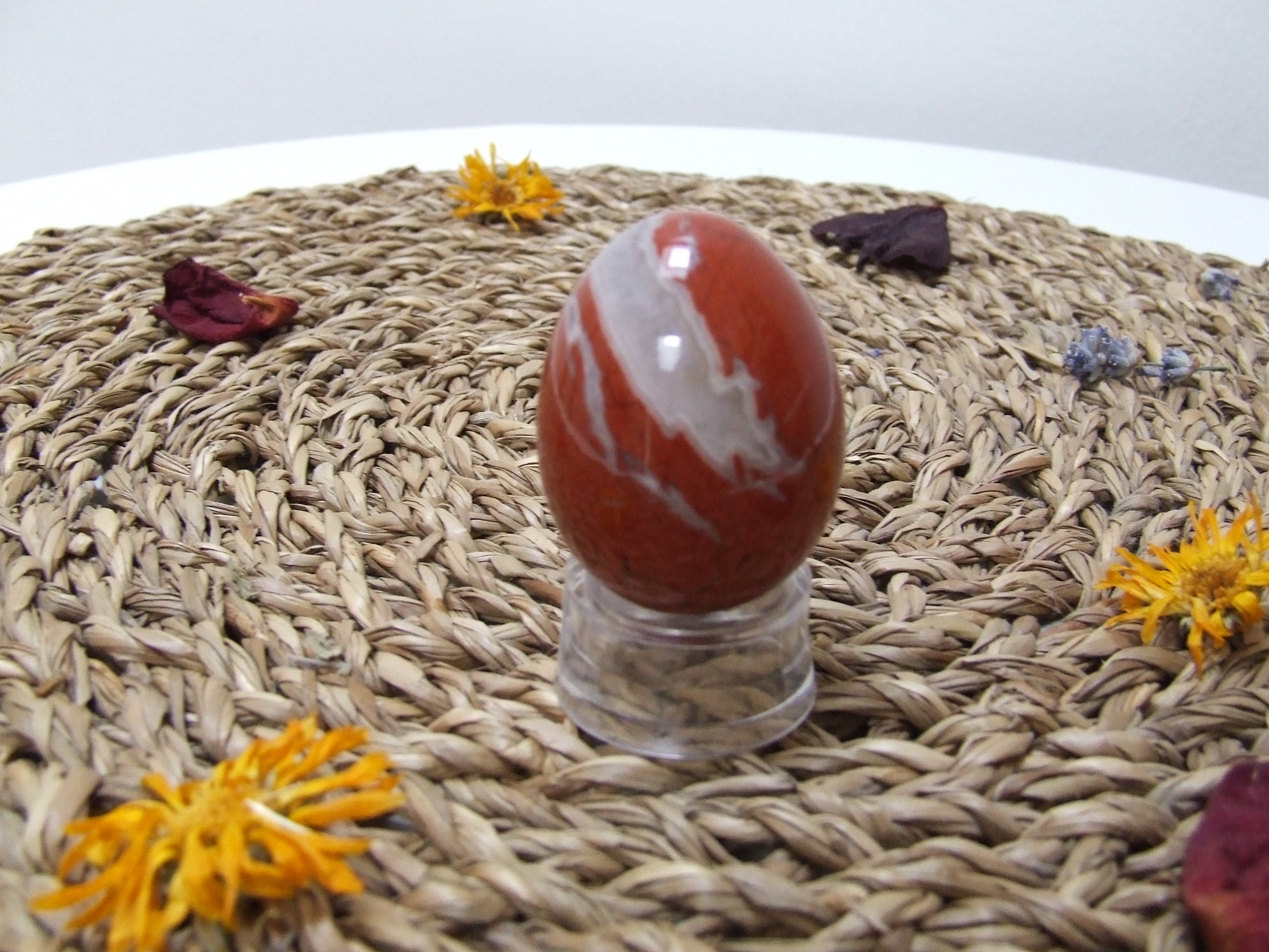 Vaginální vajíčko Druh: červený jaspis