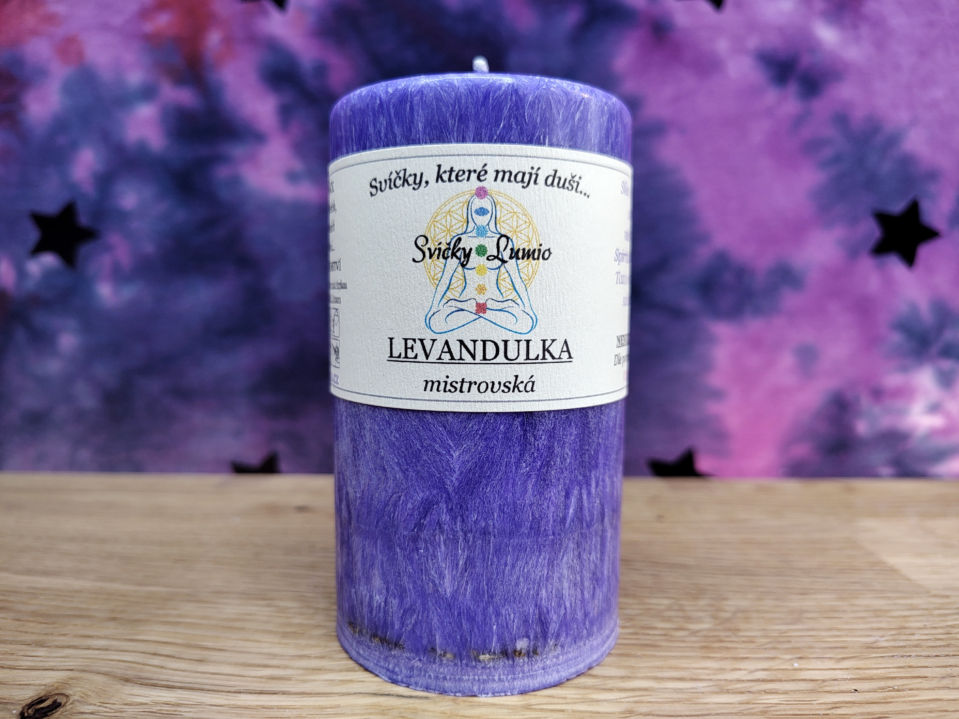 Svíčka šamanská LEVANDULKA