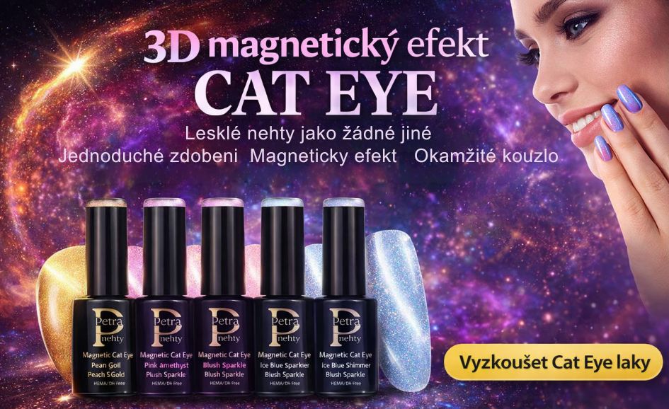 nove magnetické gel laky uv/led