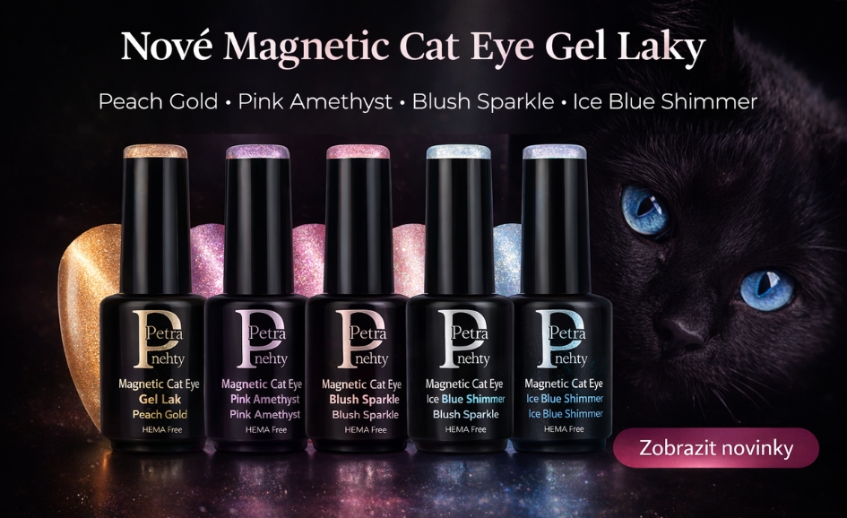 nove magnetické gel laky uv/led