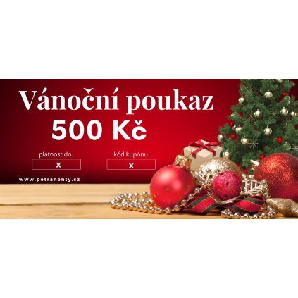 Vánoční poukaz 500 Kč petranehty