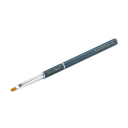 Aba Group Zielony Pedzelek do zelu okragly nr 6 – Round Gel Brush 6