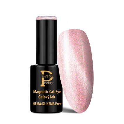 Magnetic Cat Eye Gel lak Blush Sparkle 5g HEMA Free