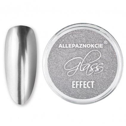 Leštící pigment se zrcadlovým efektem Glass Effect Silver č. 2