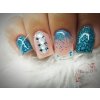 Favorit Glitter č.595  5g  Modrá-aqua