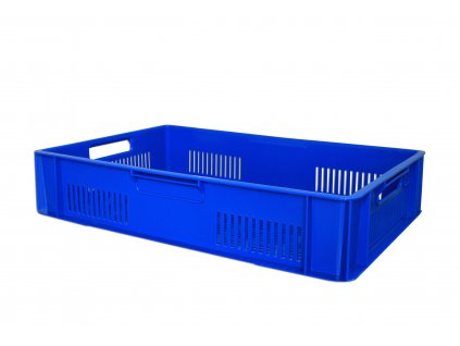 přepravka na zeleninu modrá 60x40x12,5 cm