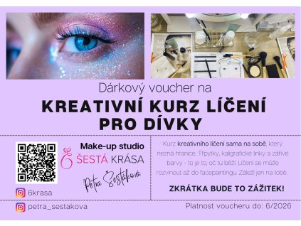 Kreativní kurz líčení DÍVKY