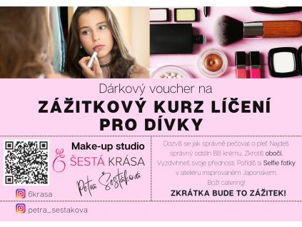 voucher na kurz líčení DÍVKY