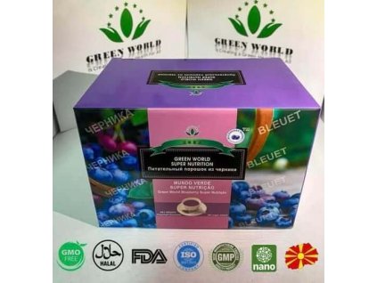 Green World vyzivny boruvkovy prasek