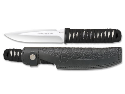 Nůž TOKISU 32498 pevný s koženým pouzdrem 15,3 cm