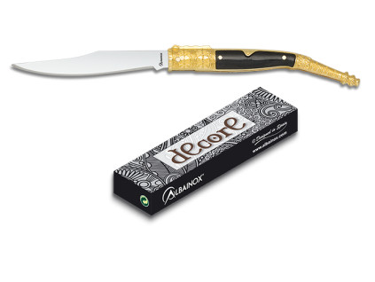 nůž - Navaja albainox dorada hoja 8 5 cm