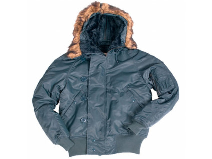 Bunda Teesar N2B pilotní s kapucí - modrá